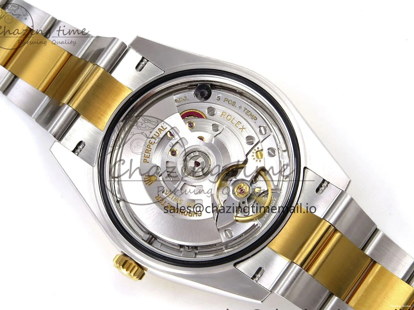 0110 Breathable DateJust 41 SS YG ARF 1:1 Best Edition 904L Steel YG Stick Dial on Oyster Bracelet SH 1260